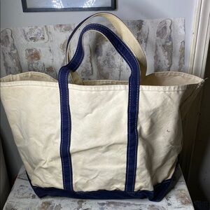 Vintage 80s/90s LL Bean Boat and Tote X-Large Bean bag